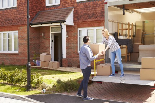 Man with van moving items in Maze Hill