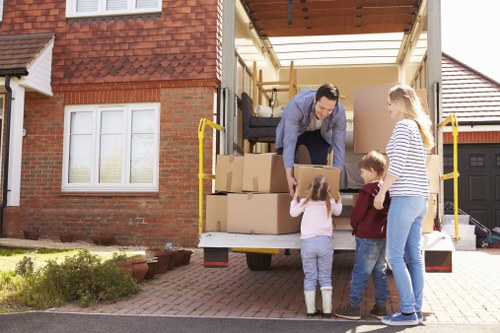 Removals van service in Maze Hill for local home moves
