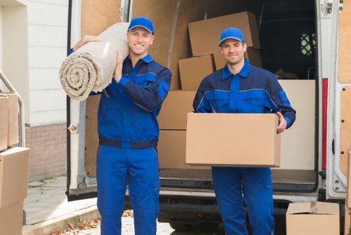 Careful loading for removals near Maze Hill residential streets