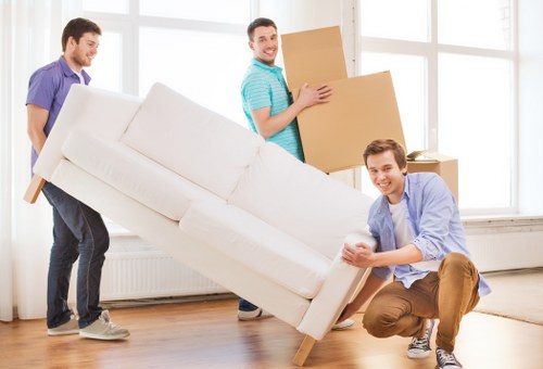 Commercial removals support for an office move near Maze Hill