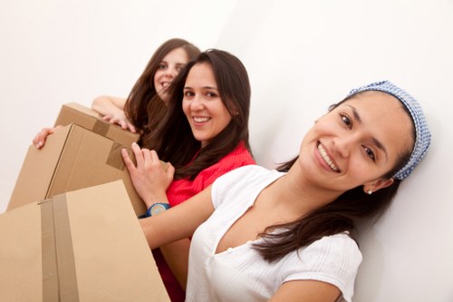 House removals vehicle and moving crew for Maze Hill customers