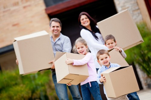 Payment and invoice paperwork for a moving job