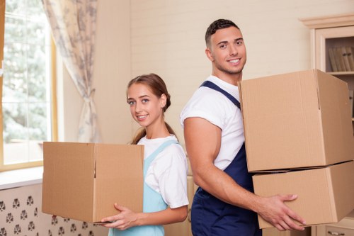 Local removal van supporting a flat move in Maze Hill